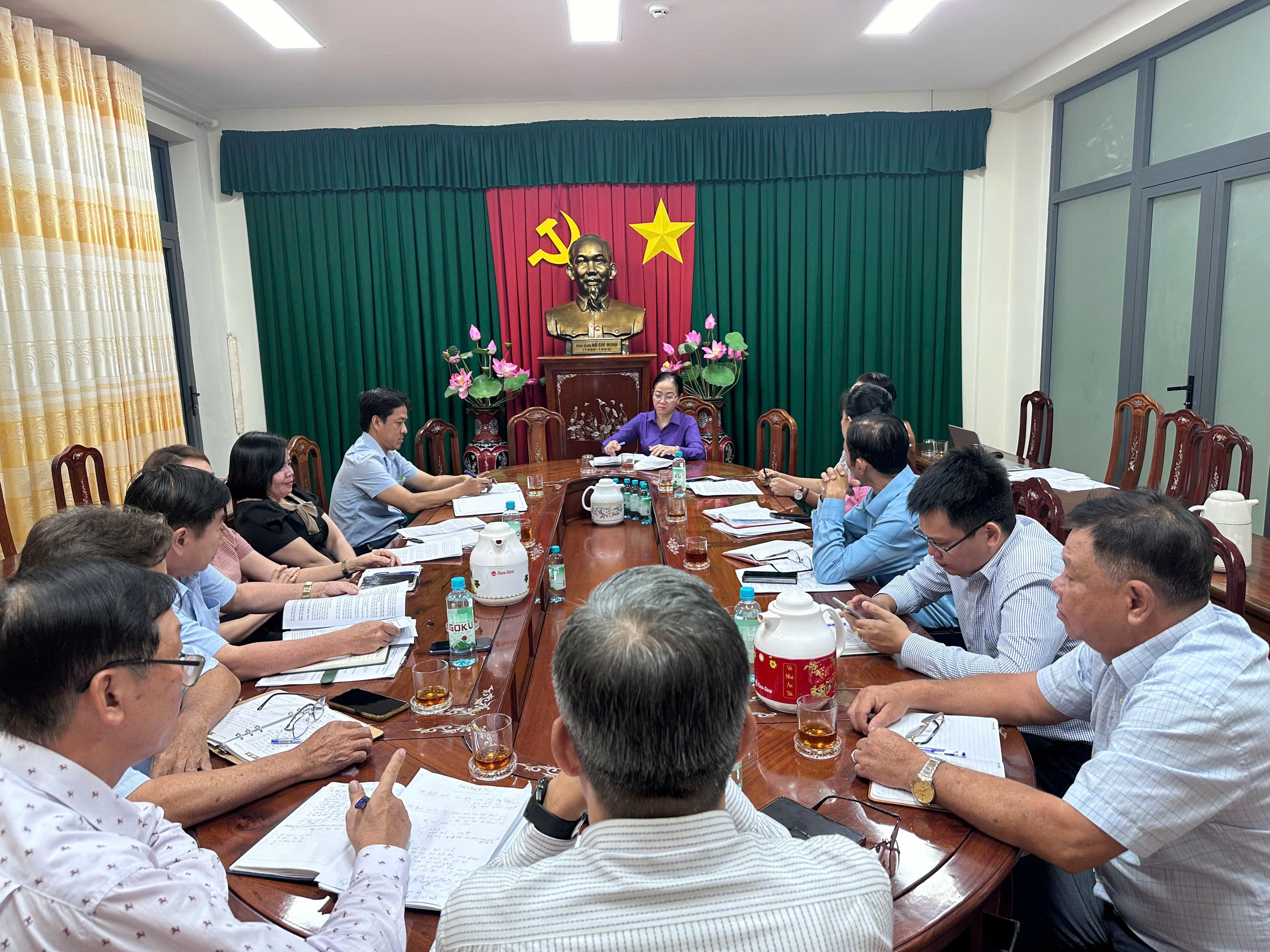 Huyện ủy Nhơn Trạch tổ chức hội nghị công tác Mặt trận và các tổ chức chính trị - xã hội huyện 9 tháng năm 2024
